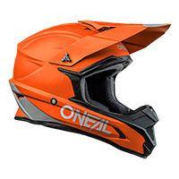 O Neal 1 SRS Solid Helm orange - 2