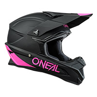 O Neal 1 Srs Solid Helmet Black Pink
