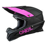 O Neal 1 Srs Solid Helmet Black Pink