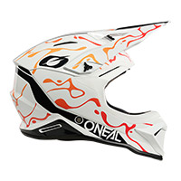O Neal 1 Srs 2206 Splash V.26 Helmet White Orange - 2