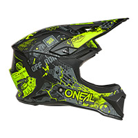 O Neal 1 Srs 2206 Vibrant V.26 Helmet black yellow