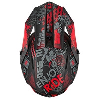 O Neal 1 Srs 2206 Vibrant V.26 Helmet Black Red - 3