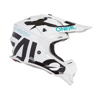 Casco O Neal 2 Srs Slick blanco negro - 4