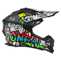 O Neal 2srs Rancid Helmet Black White