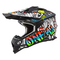 O Neal 2srs Rancid Helmet Black White