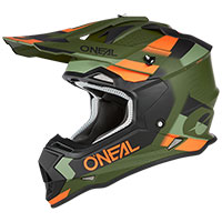 O Neal 2srs Spyde V.23 Helmet Green Black Orange