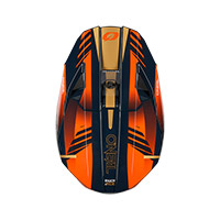 O Neal 3srs 2206 Haze Helmet Blue Orange - 3