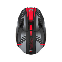O Neal 3srs 2206 Haze Helmet Grey Red - 3