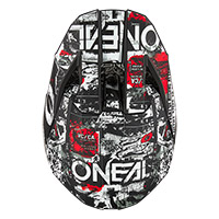 O Neal 3srs 2206 Attack Helmet Black White - 3