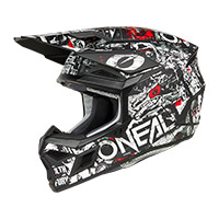 O Neal 3srs 2206 Attack Helmet Black White