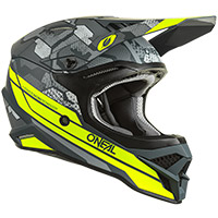 Casque O Neal 3 SRS Camo V.22 gris jaune - 2