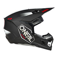 O Neal 3srs 2206 Hexx Helmet Black White Red