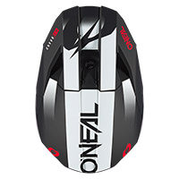 O Neal 3srs 2206 Hexx Helmet Black White Red - 3