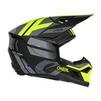 O Neal 3srs 2206 Ride Helmet Grey Yellow - 2