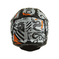 Casco O Neal 3 Srs Scarz V.22 Nero Grigio Arancio - 3