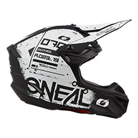 Casco O Neal 5SRS Polyacrylite Scarz negro blanco - 2