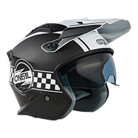 Casco O Neal Volt 2206 Cleft negro blanco