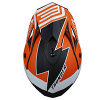 Casco Origine Hero Thunder naranja opaco