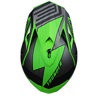 Casque Origine Hero Thunder titane vert mat - 2