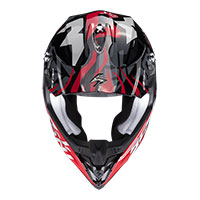 Casco Scorpion VX-16 Evo Air Rok Bagoros rojo