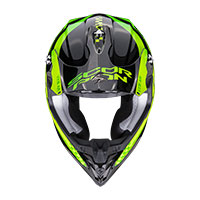 Scorpion Vx-16 Evo Air Soul Helmet Black Green - 2