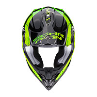 Scorpion Vx-16 Evo Air Soul Helmet Black Green