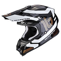 Scorpion VX-16 Evo Air Tub Helm schwarz gold