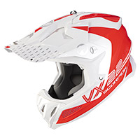 Scorpion Vx-22 Air Ares Helmet White Neon Red