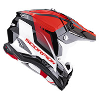 Scorpion Vx-22 Air Attis Helmet Black Red - 3