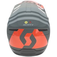 スコット 350 EVO プラス ダッシュ ECE ヘルメット ブラック オレンジ - 3