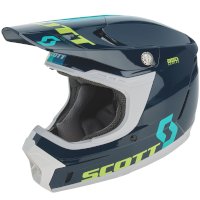 Casco SCOTT 350 EVO Plus Track ECE blu