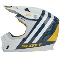 Scott 350 Evo Kid Helmet Deep Blue Yellow Kinder