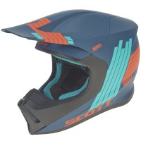 Scott 550 Stripes Ece Helmet Blue