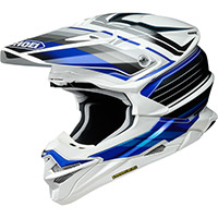 Shoei Vfx Wr Pinnacle Tc2 Helmet Blue