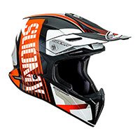 Casco Suomy X-Wing Amped negro naranja