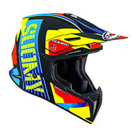 Casco Suomy X-Wing Amped negro azul claro