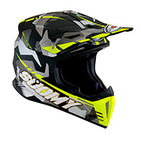 Casco Suomy X-Wing Camouflager amarillo opaco