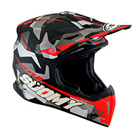 Casco Suomy X-Wing Camouflager rojo opaco