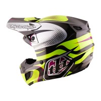 Troy Lee Designs Se Polycarbonate Aura Helmet Yellow - img 2