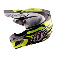 Troy Lee Designs Se Polycarbonate Aura Helmet Yellow