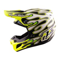 Casco Troy Lee Designs Se5 Composite Overspray Giallo