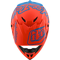 Casque Troy Lee Designs Gp Silhouette orange cyan - 4