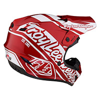 Casque Troy Lee Designs Gp Slice Rouge