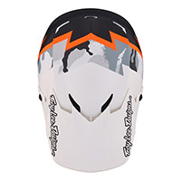 Troy Lee Designs GP Volt ヘルメット カモ ホワイト - 3
