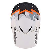 Casco Troy Lee Designs Gp Volt Junior blanco - 3