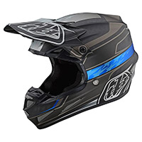 Casco Troy Lee Designs SE4 Carbon Speed nero grigio