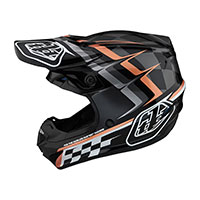 Troy Lee Designs SE4 Polyacrylite Warped Helm schwarz