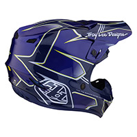 Troy Lee Designs Se4 Polyacrylite Matrix Blue - 2