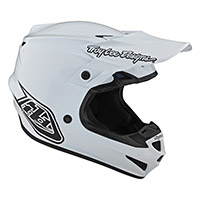 Troy Lee Designs SE4 ポリアクリライト モノ ヘルメット ホワイト