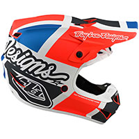 Casco Troy Lee Designs Se4 Polyacrylite Quattro Arancio - 2